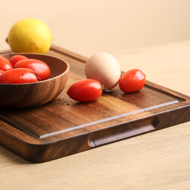 Acacia Mangium Solid Wood Chopping Board For Kitchen