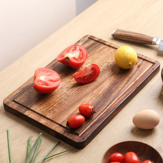 Acacia Mangium Solid Wood Chopping Board For Kitchen